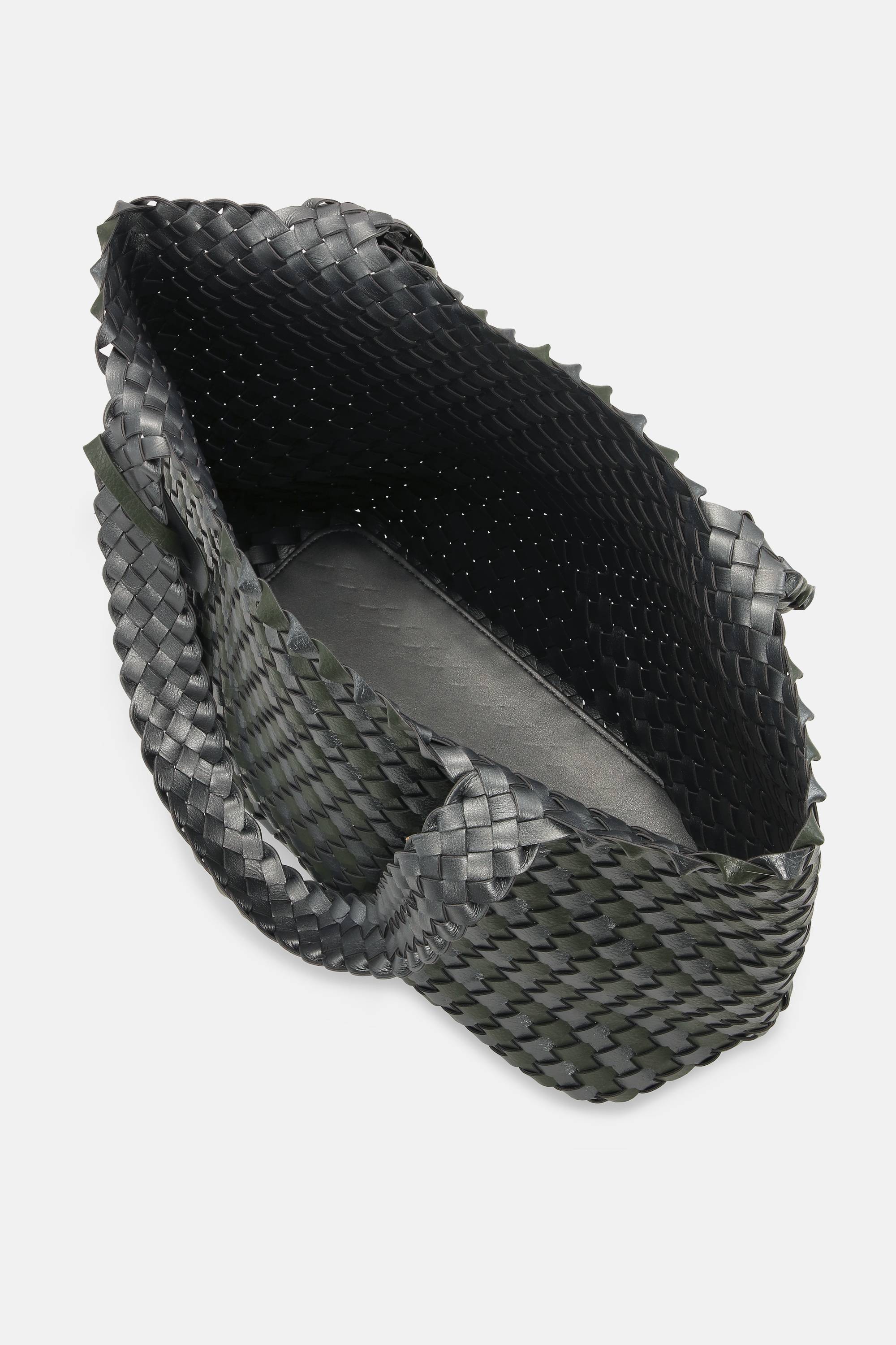 Tote Bag Flettet - Army Gun Metal